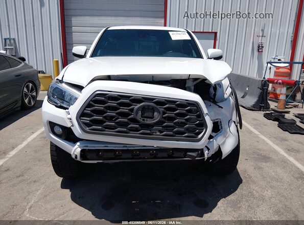 3TMCZ5AN4MM397144 2021 TOYOTA TACOMA White Vista del cuadro de instrumentos