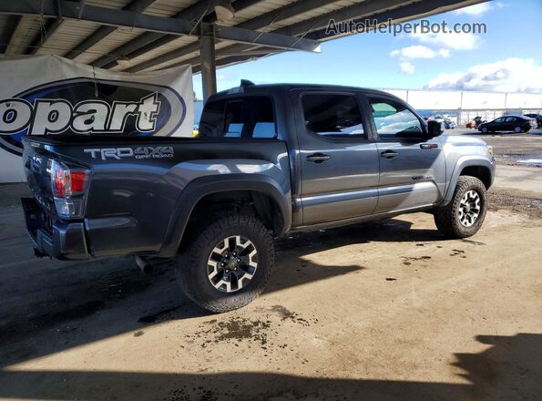 3TMCZ5AN4MM420227 2021 TOYOTA TACOMA Gray Հետևի աջ