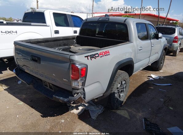 3TMCZ5AN4MM430157 2021 TOYOTA TACOMA Gray Հետևի աջ