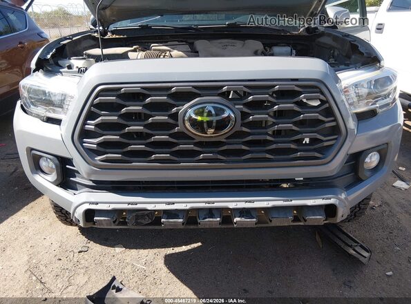 3TMCZ5AN4MM430157 2021 TOYOTA TACOMA Gray Դիմացի տեսք