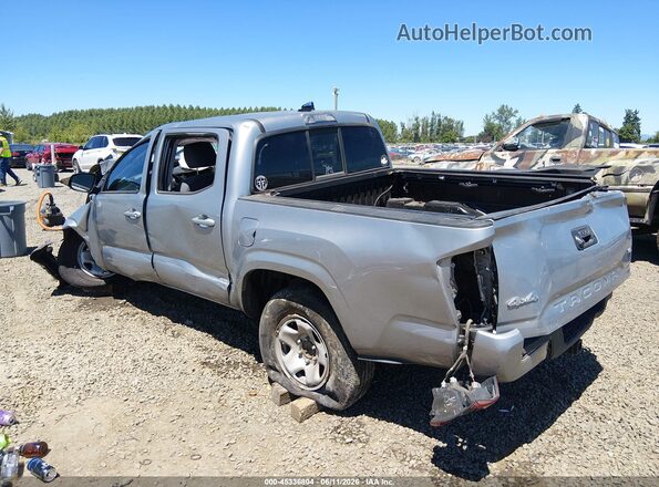 3TMCZ5AN4MM443619 2021 TOYOTA TACOMA Silver Задня ліва чверть