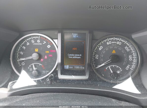 3TMCZ5AN4NM464522 2022 TOYOTA TACOMA Gray Widok tylnych siedzeń