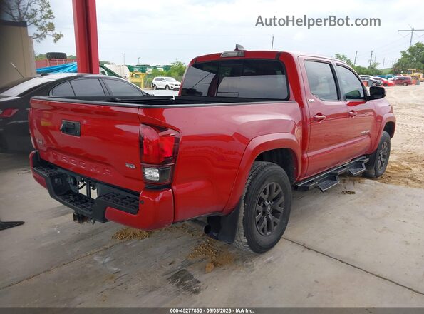 3TMCZ5AN4PM568172 2023 TOYOTA TACOMA Red Հետևի աջ