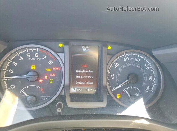 3TMCZ5AN4PM636048 2023 TOYOTA TACOMA Gray Widok zestawu wskaźników