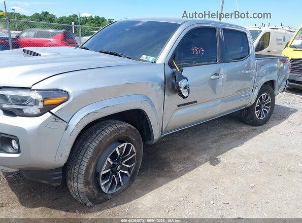 3TMCZ5AN4PM651004 2023 TOYOTA TACOMA Silver Widok z przodu