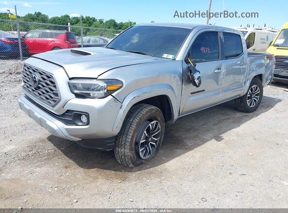 3TMCZ5AN4PM651004 2023 TOYOTA TACOMA Silver Przód lewy