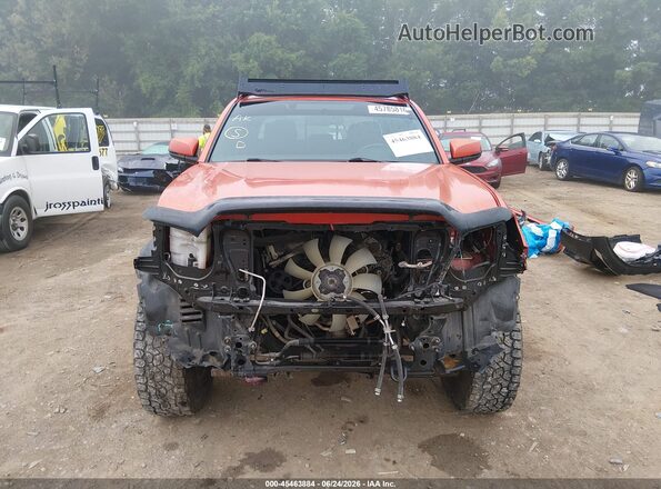 3TMCZ5AN5HM062836 2017 TOYOTA TACOMA Orange Rear interior view