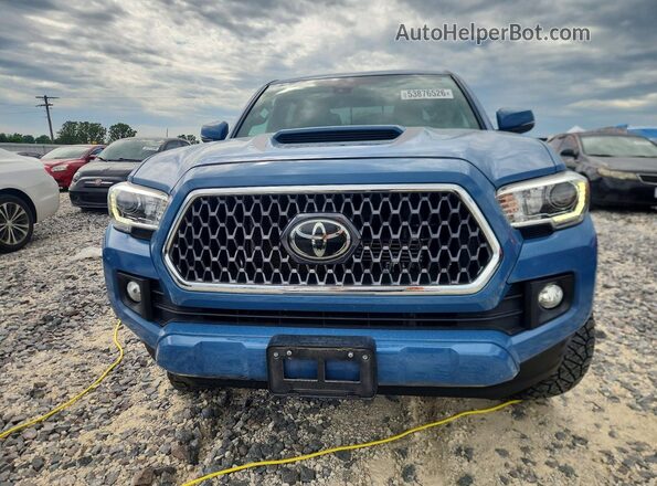 3TMCZ5AN5KM277415 2019 TOYOTA TACOMA Blue Front view
