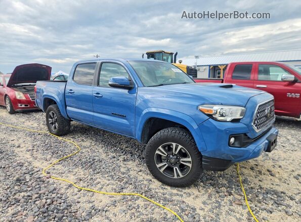 3TMCZ5AN5KM277415 2019 TOYOTA TACOMA Blue Front right