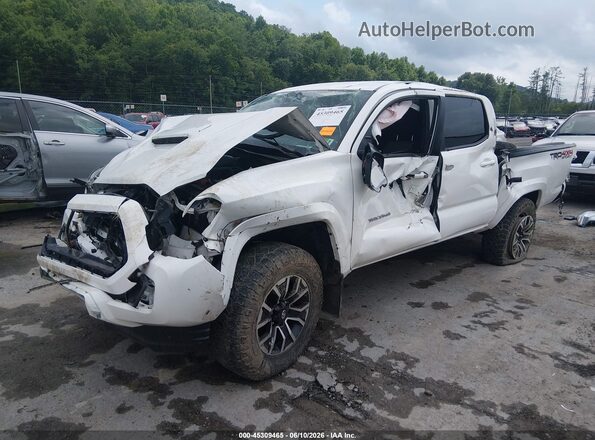 3TMCZ5AN5LM353491 2020 TOYOTA TACOMA White Առջևի ձախ երեք քառորդ տեսարան
