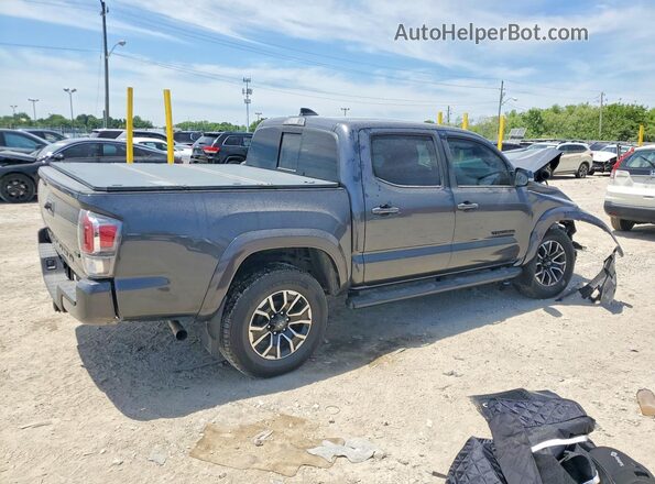 3TMCZ5AN5MM383544 2021 TOYOTA TACOMA Gray Trasero derecho