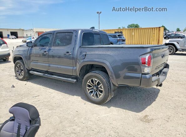 3TMCZ5AN5MM383544 2021 TOYOTA TACOMA Gray Trasero izquierdo