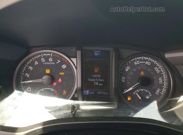3TMCZ5AN5MM383544 2021 TOYOTA TACOMA Gray Vista del cuadro de instrumentos