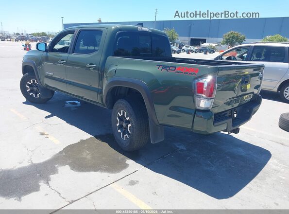 3TMCZ5AN5NM496847 2022 TOYOTA TACOMA Green უკანა მარცხენა
