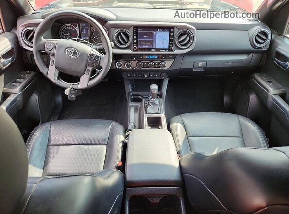 3TMCZ5AN5PM551400 2023 TOYOTA TACOMA Red Առջևի վահանակի տեսք
