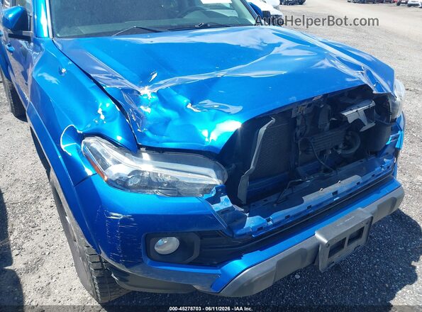 3TMCZ5AN6GM033196 2016 TOYOTA TACOMA Blue Widok z przodu