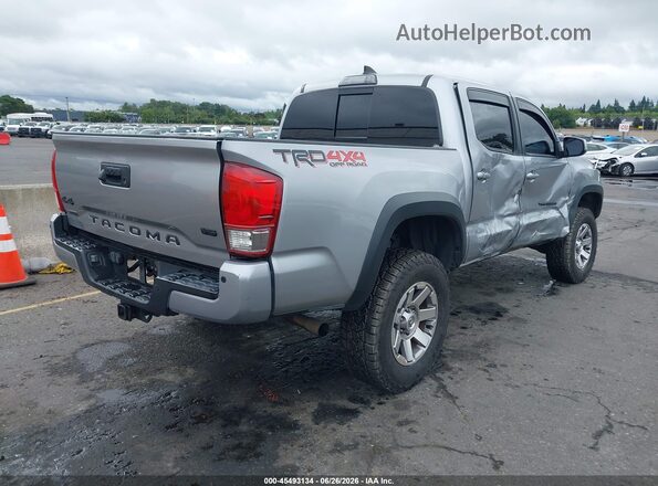 3TMCZ5AN6HM055880 2017 TOYOTA TACOMA Silver Задня права чверть