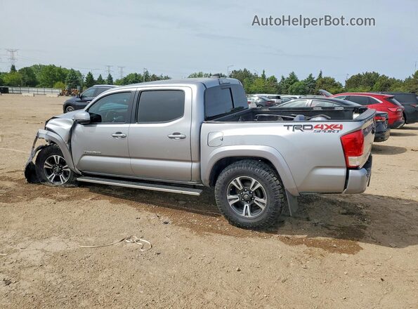 3TMCZ5AN6HM059086 2017 TOYOTA TACOMA Серебряный Задняя левая четверть