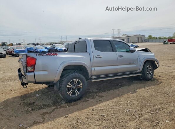 3TMCZ5AN6HM059086 2017 TOYOTA TACOMA Серебряный Задняя правая четверть