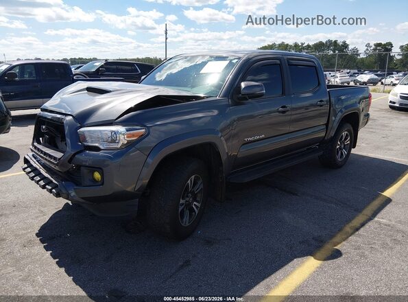 3TMCZ5AN6HM097630 2017 TOYOTA TACOMA Gray Առջևի ձախ երեք քառորդ տեսարան
