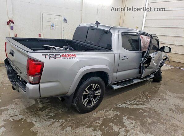 3TMCZ5AN6KM190932 2019 TOYOTA TACOMA Silver Հետևի աջ
