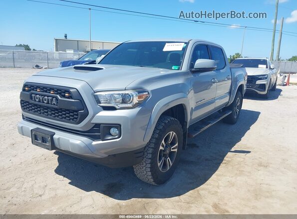 3TMCZ5AN6KM218292 2019 TOYOTA TACOMA Gray Front left