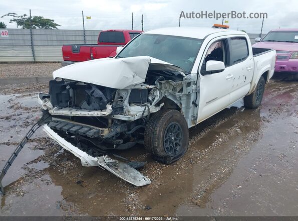 3TMCZ5AN6MM377199 2021 TOYOTA TACOMA White Դիմացի տեսք