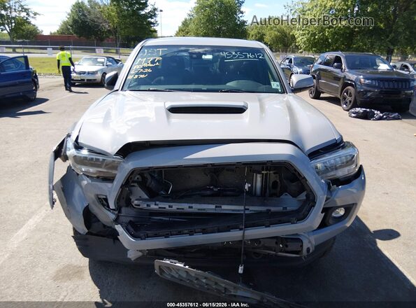3TMCZ5AN6MM435778 2021 TOYOTA TACOMA Gray Вид щитка приладів