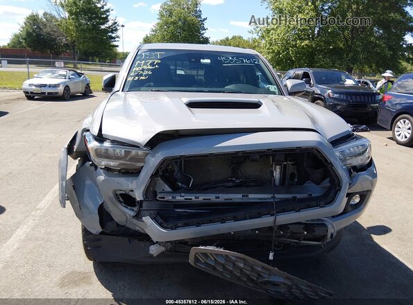 3TMCZ5AN6MM435778 2021 TOYOTA TACOMA Gray Вид спереду