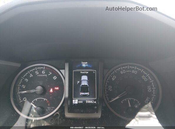 3TMCZ5AN6PM553317 2023 TOYOTA TACOMA Gray Вид задніх сидінь