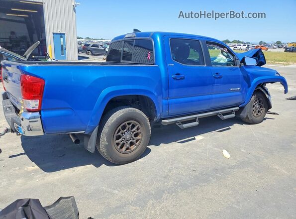 3TMCZ5AN7HM070758 2017 TOYOTA TACOMA Blue Задня права чверть