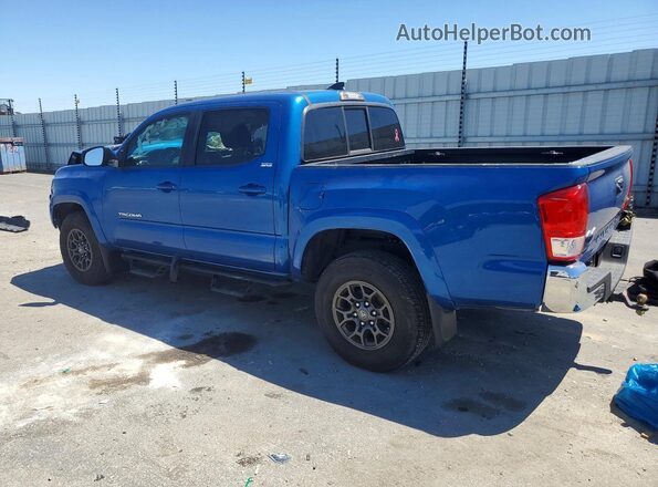 3TMCZ5AN7HM070758 2017 TOYOTA TACOMA Blue Задня ліва чверть