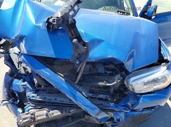 3TMCZ5AN7HM070758 2017 TOYOTA TACOMA Blue Вид задньої частини салону