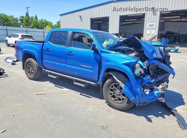 3TMCZ5AN7HM070758 2017 TOYOTA TACOMA Blue Передня права чверть