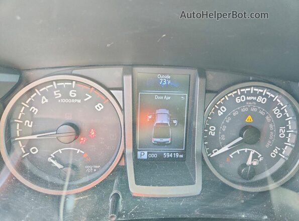 3TMCZ5AN7KM247901 2019 TOYOTA TACOMA White 