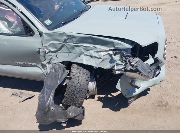 3TMCZ5AN7NM485591 2022 TOYOTA TACOMA Gray წინა ხედი