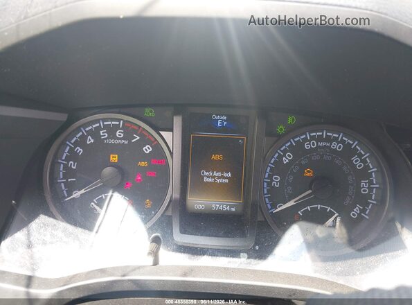 3TMCZ5AN7PM602931 2023 TOYOTA TACOMA Gray Rear seats view