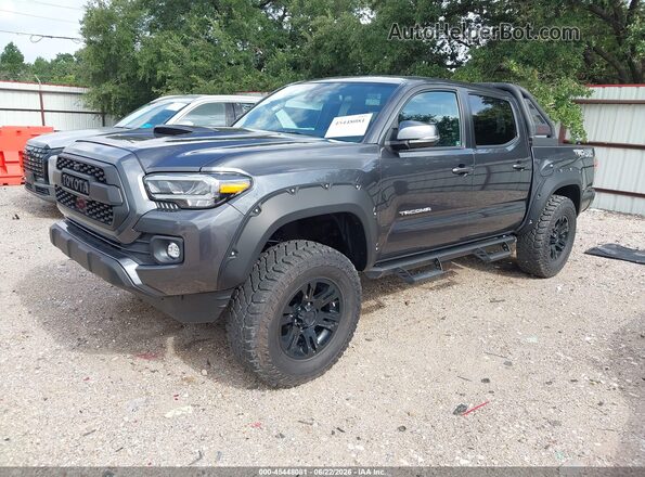 3TMCZ5AN7PM608924 2023 TOYOTA TACOMA Gray წინა მარცხენა ხედი სამი მეოთხედიდან