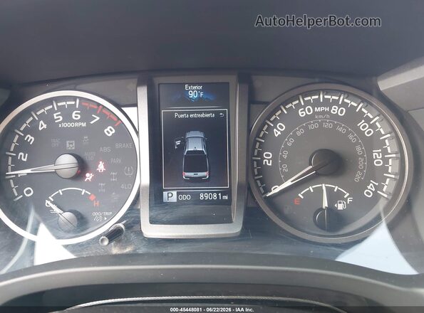 3TMCZ5AN7PM608924 2023 TOYOTA TACOMA Gray უკანა სავარძლების ხედი