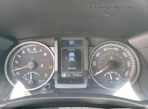 3TMCZ5AN7PM653572 2023 TOYOTA TACOMA White უკანა სავარძლების ხედი