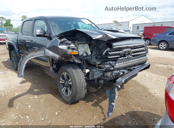 3TMCZ5AN8HM091246 2017 TOYOTA TACOMA Gray წინა ხედი