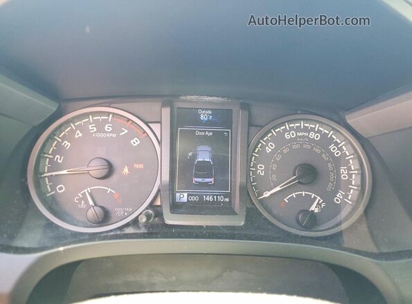 3TMCZ5AN8JM146168 2018 TOYOTA TACOMA Бежевый Вид щитка приборов