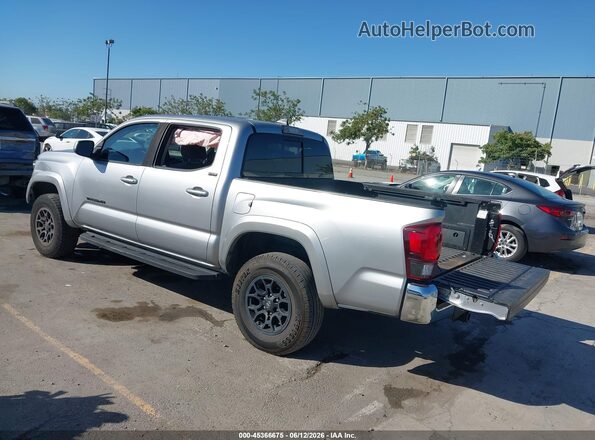 3TMCZ5AN8KM275190 2019 TOYOTA TACOMA Silver Trasero izquierdo