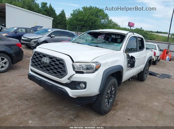 3TMCZ5AN8LM305631 2020 TOYOTA TACOMA Белый Передняя левая четверть