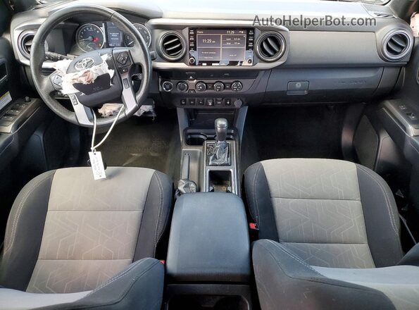 3TMCZ5AN8LM369152 2020 TOYOTA TACOMA Black Widok deski rozdzielczej