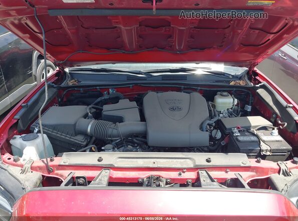 3TMCZ5AN8NM475023 2022 TOYOTA TACOMA Red Вид ззаду