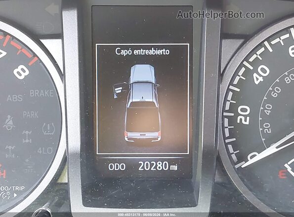 3TMCZ5AN8NM475023 2022 TOYOTA TACOMA Red Вид задніх сидінь