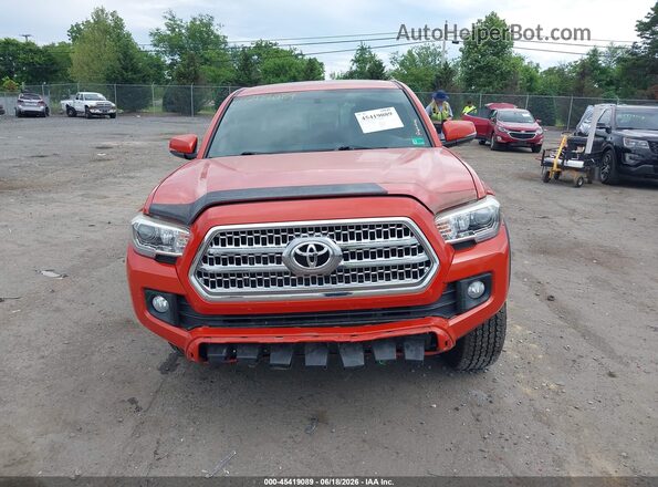 3TMCZ5AN9HM067358 2017 TOYOTA TACOMA Orange Вид щитка приладів