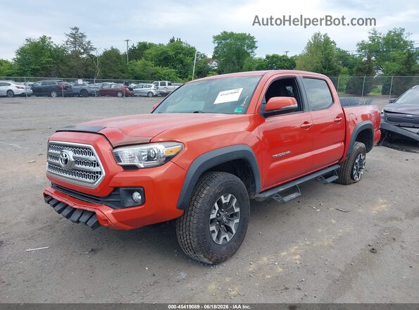 3TMCZ5AN9HM067358 2017 TOYOTA TACOMA Orange Передня ліва чверть