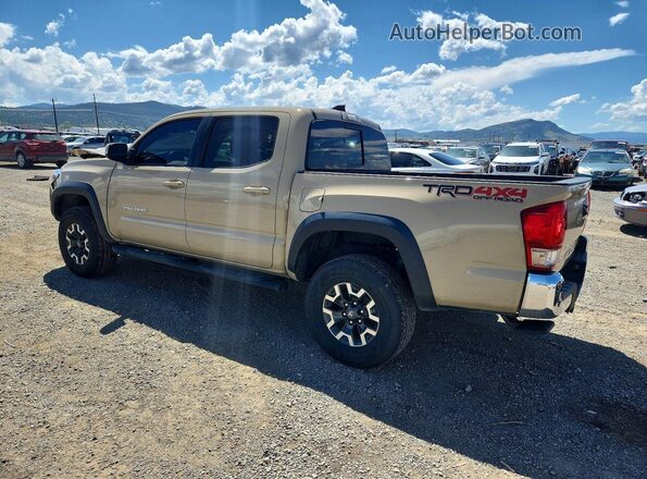 3TMCZ5AN9HM114159 2017 TOYOTA TACOMA Beige Trasero izquierdo